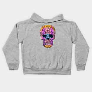 Colourful Skull of Skulls Kids Hoodie